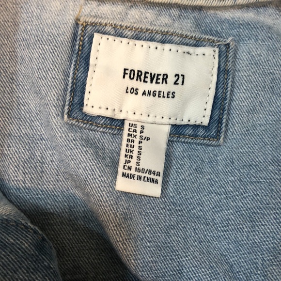 F21 jean jacket - Picture 2 of 3